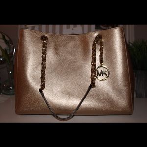 Michael Kors Large Champagne Bag